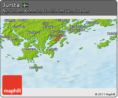 Physical Panoramic Map of Jursta