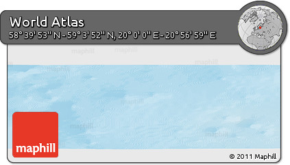 Physical Panoramic Map of the Area around 58° 51' 53" N, 20° 28' 30" E