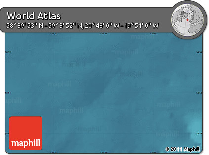 Satellite Map of the Area around 58° 51' 53" N, 20° 19' 30" W
