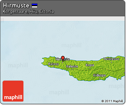 Physical 3D Map of Hirmuste