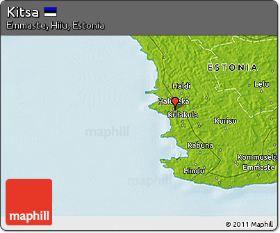Physical 3D Map of Kitsa