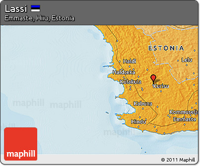 Political 3D Map of Lassi