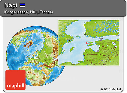 Physical Location Map of Napi