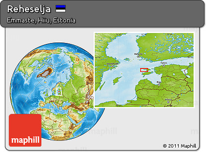 Physical Location Map of Reheselja