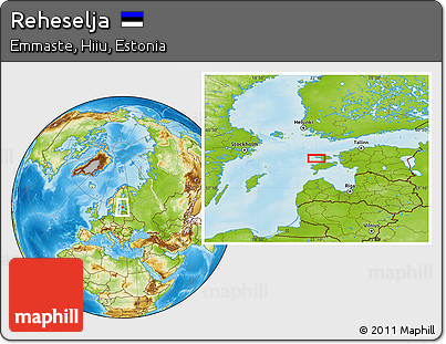 Physical Location Map of Reheselja