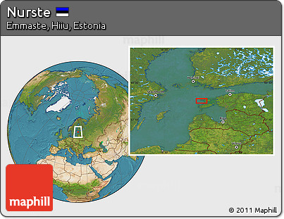 Satellite Location Map of Nurste