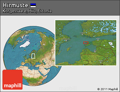 Satellite Location Map of Hirmuste