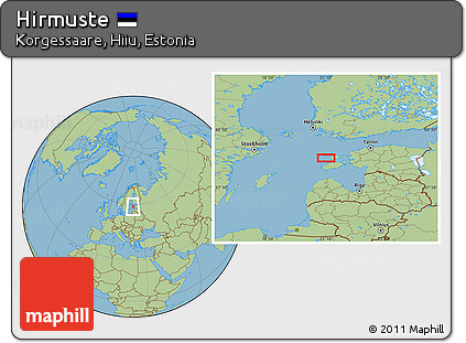 Savanna Style Location Map of Hirmuste