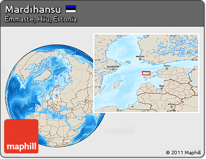 Shaded Relief Location Map of Mardihansu