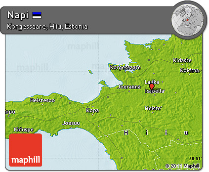 Physical Map of Napi