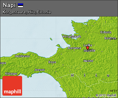 Physical Map of Napi