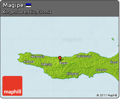Physical Map of Mägipe