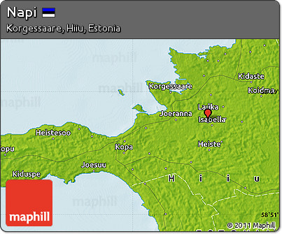 Physical Map of Napi