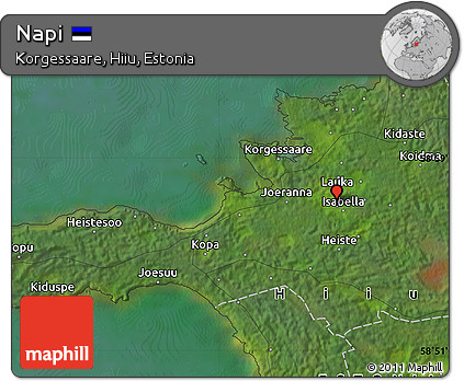 Satellite Map of Napi