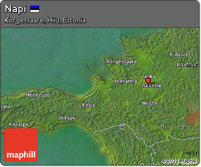 Satellite Map of Napi