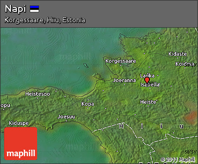 Satellite Map of Napi