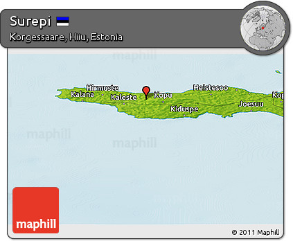 Physical Panoramic Map of Surepi