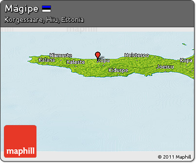 Physical Panoramic Map of Mägipe
