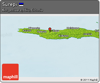 Physical Panoramic Map of Surepi