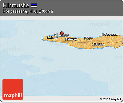 Political Panoramic Map of Hirmuste