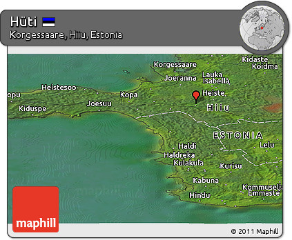 Satellite Panoramic Map of Hüti