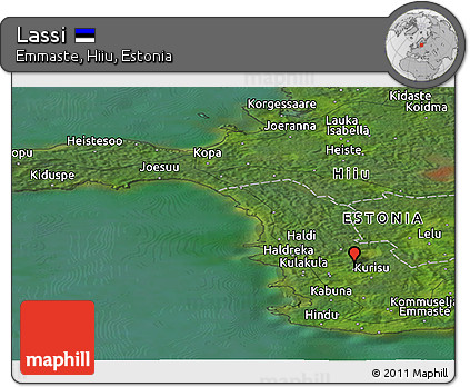 Satellite Panoramic Map of Lassi