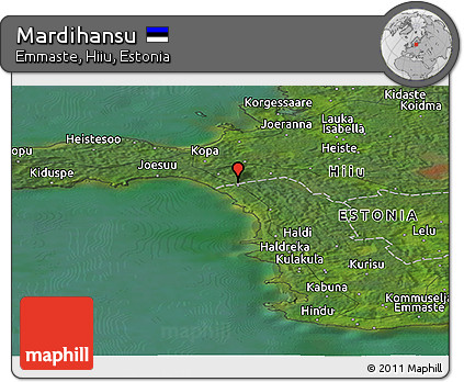 Satellite Panoramic Map of Mardihansu