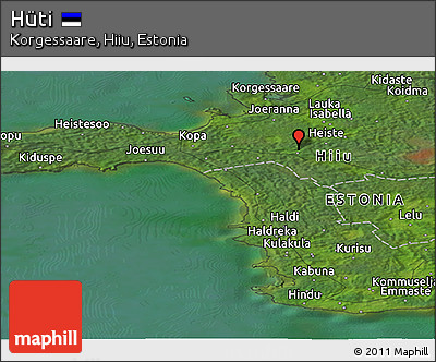 Satellite Panoramic Map of Hüti