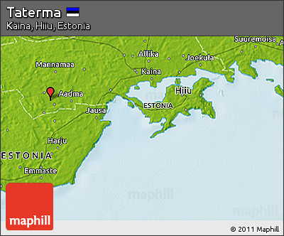 Physical 3D Map of Taterma