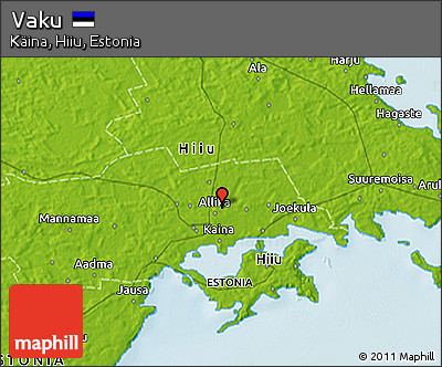 Physical 3D Map of Vaku