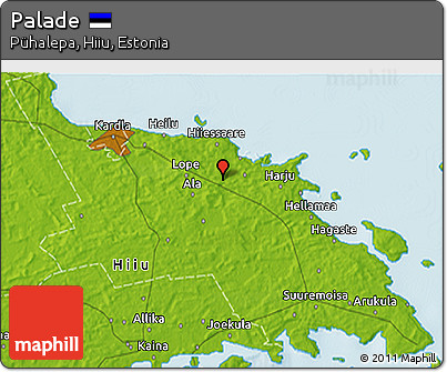 Physical 3D Map of Palade