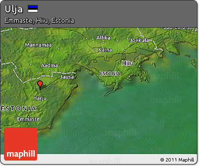 Satellite 3D Map of Ulja