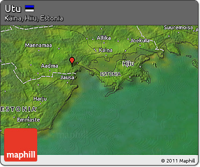 Satellite 3D Map of Utu