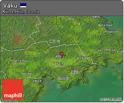 Satellite 3D Map of Vaku