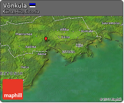Satellite 3D Map of Võnküla