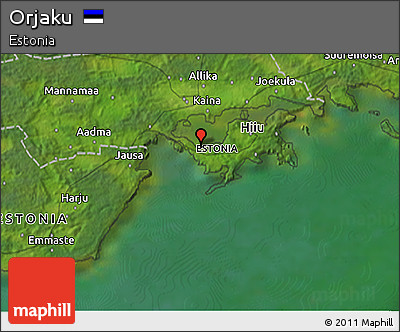 Satellite 3D Map of Orjaku