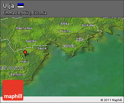 Satellite 3D Map of Ulja
