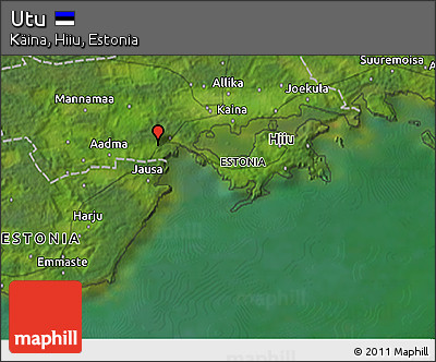 Satellite 3D Map of Utu