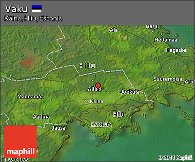 Satellite 3D Map of Vaku