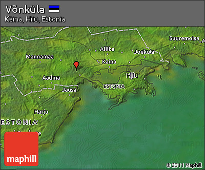 Satellite 3D Map of Võnküla