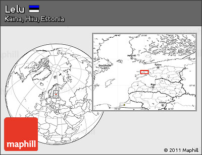 Blank Location Map of Lelu
