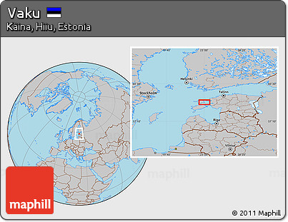 Gray Location Map of Vaku