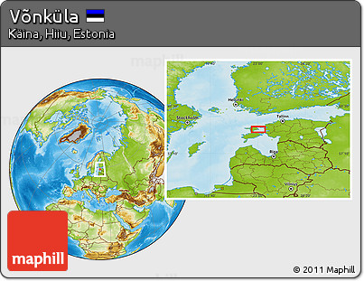 Physical Location Map of Võnküla