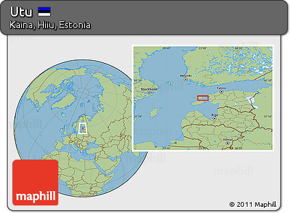 Savanna Style Location Map of Utu