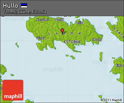Physical Map of Hullo