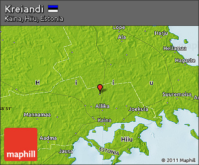 Physical Map of Kreiandi