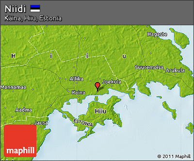 Physical Map of Niidi
