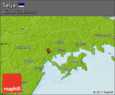 Physical Map of Selja