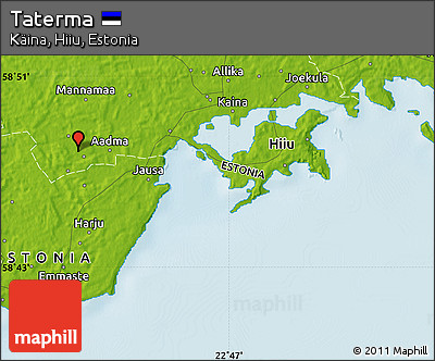 Physical Map of Taterma