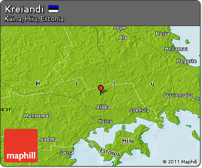 Physical Map of Kreiandi